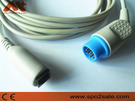 Kompatybilny kabel adaptera IBP firmy Siemens dla Utah, BD, Edwards, Abbort, B. braun, Argon, logicznego przetwornika IBP firmy Medex