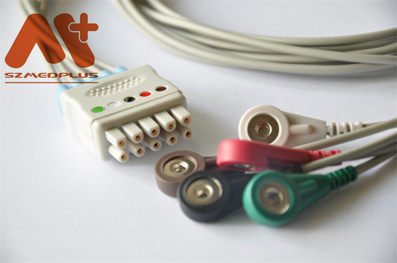 GE Healthcare Marquette Kabel pacjenta EKG Zatrzask 5 odprowadzeń 411202-001