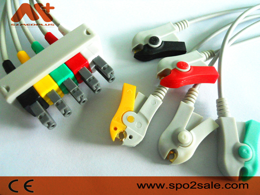 Klips EKG z 5 odprowadzeniami kompatybilnymi z Philips — M1633A