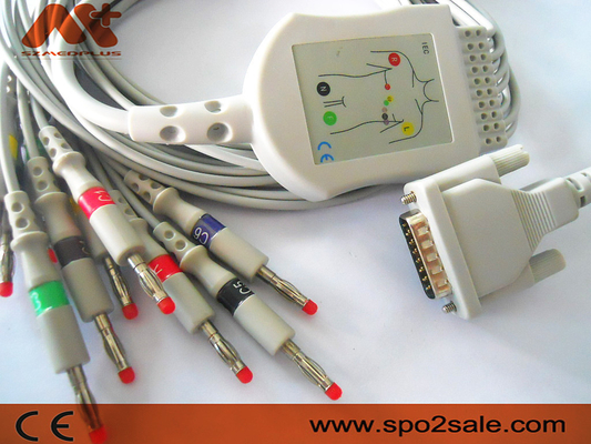 2.400095 Kabel EKG Kabel EKG Schillera IEC Banana 4.0 dla AT1, AT2, AT4