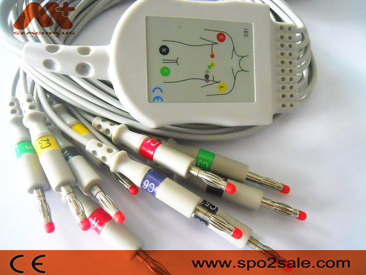2.400095 Kabel EKG Kabel EKG Schillera IEC Banana 4.0 dla AT1, AT2, AT4
