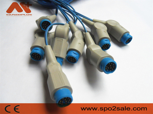 8-stykowe akcesoria do monitora pacjenta Kabel Philips Spo2 12-stykowy