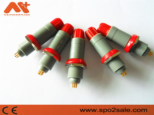 1P Pull Push 6 Pin Plastic Connector, Grey Shell, Red, Dual 60 Key dla aplikacji medycznej