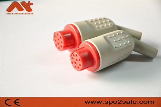 Akcesorium złącza IBP kompatybilne z kablem adaptera Datex IBP z 10-pinowym czerwonym kolorem