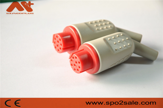 Akcesorium złącza IBP kompatybilne z kablem adaptera Datex IBP z 10-pinowym czerwonym kolorem