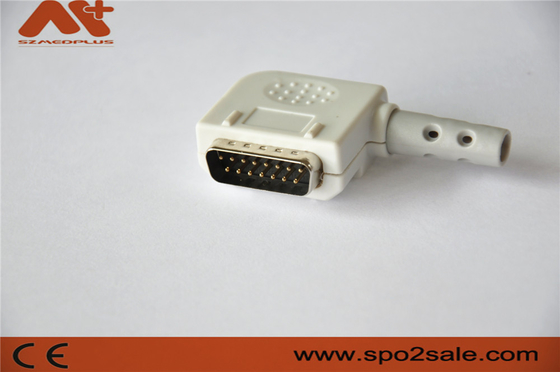 Kompatybilny ze złączem EKG Złącze Kanz D-Sub 15-stykowy 10-żyłowy kabel EKG w kolorze szarym