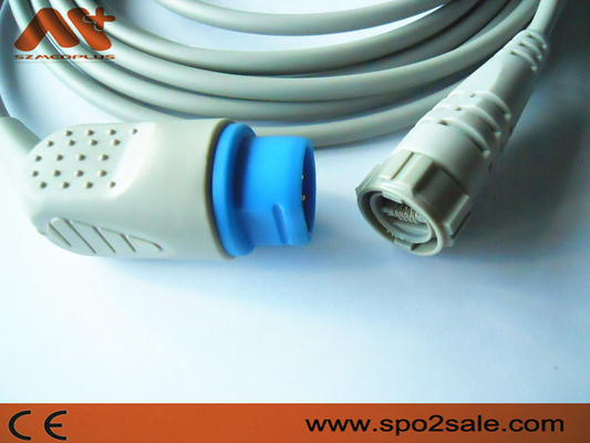 Kompatybilny kabel adaptera IBP firmy Siemens dla Utah, BD, Edwards, Abbort, B. braun, Argon, logicznego przetwornika IBP firmy Medex