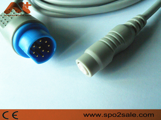 Kompatybilny kabel adaptera IBP firmy Siemens dla Utah, BD, Edwards, Abbort, B. braun, Argon, logicznego przetwornika IBP firmy Medex