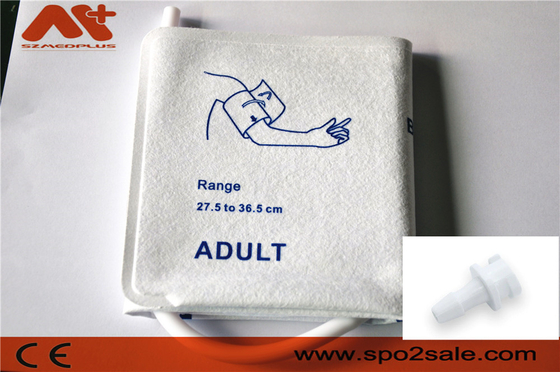 Jednorazowy mankiet NIBP 2323 dla dorosłych, pojedyncza rurka 27,5–36,5 cm