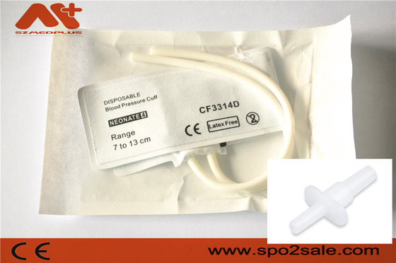 Jednorazowy mankiet do NIBP - 2524 noworodek 4 podwójna rurka 7 - 13 cm