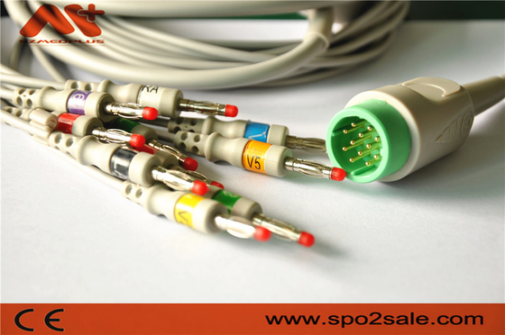 Kompatybilny z MEDTRONI kabel EKG Direct Connect dla Lifepak 11, Lifepak 12, Lifepak 15, Lifepak 20