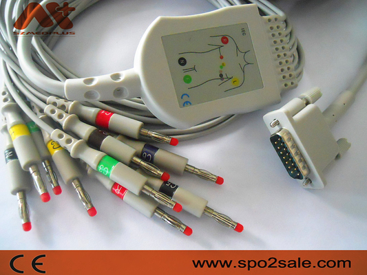 Kabel TPU Philips EKG do M2461A, M3702C, 989803107711, 989803175901