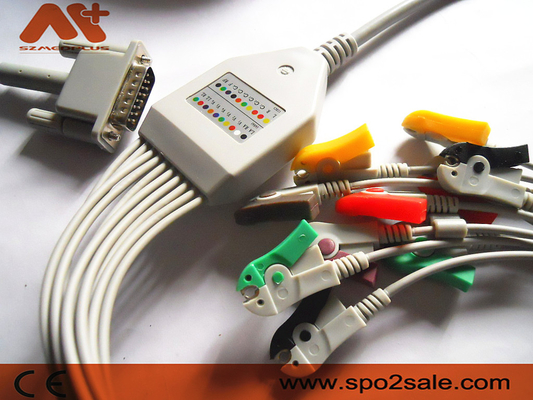 Kompatybilny z Philips kabel EKG Direct Connect 9293-042-50 Klips AHA