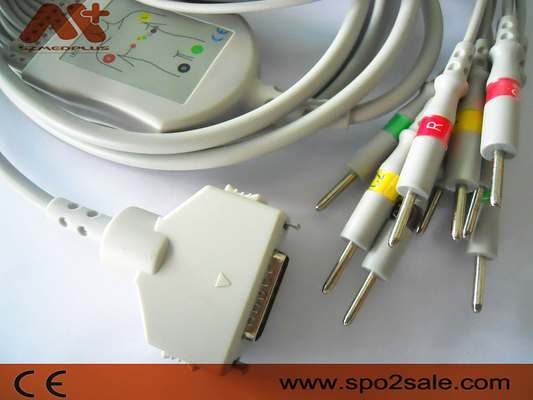 Fukuda Denshi Ecg Cords CP-104L Kabel do monitora pacjenta Din 3.0