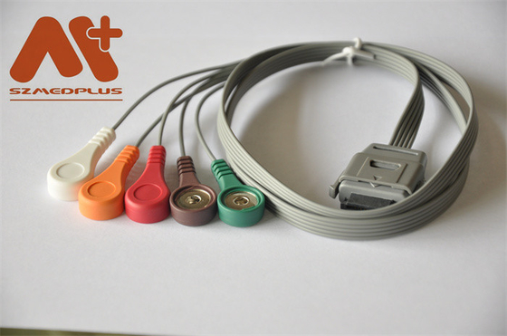 Instrumenty biomedyczne Kabel Holtera Kabel BI EKG 5-przewodowy zatrzask C07-12-12