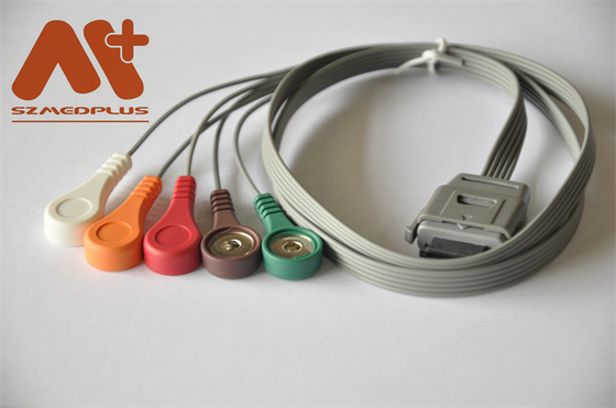 Instrumenty biomedyczne Kabel Holtera Kabel BI EKG 5-przewodowy zatrzask C07-12-12