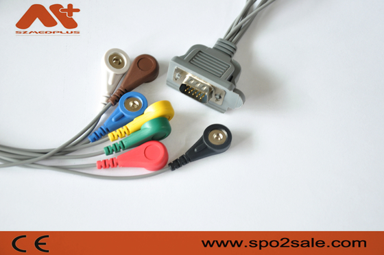 7 Lead Holter Dms 300 3a AHA DMS-20200213 Do monitora pacjenta