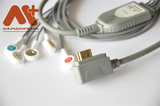 Kabel EKG Holter 5 odprowadzeń kompatybilny z systemem zapisu holtera Voles & Hills Smart Holter