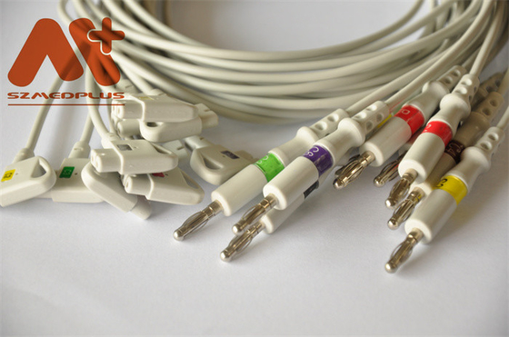 Kompatybilny z Philips kabel EKG 10 odprowadzeń CFS 989803129161 do bananów 4.0