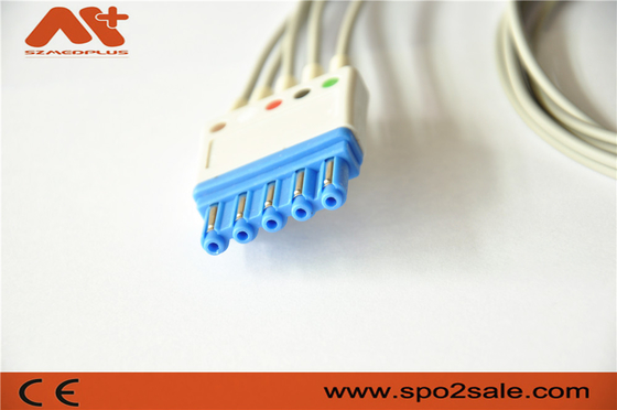 Pulsoksymetr Philips M1968A Zacisk AHA Kabel EKG 5 odprowadzeń 3 stopy