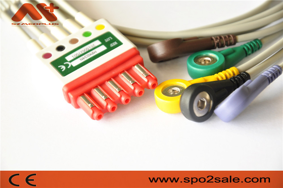 989803176171 Kabel EKG pacjenta V2-V6 5-odprowadzeniowy kabel EKG Kompatybilny z Philips
