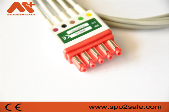 989803176171 Kabel EKG pacjenta V2-V6 5-odprowadzeniowy kabel EKG Kompatybilny z Philips