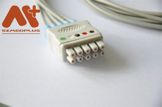 GE Healthcare Marquette Kabel pacjenta EKG Zatrzask 5 odprowadzeń 411202-001
