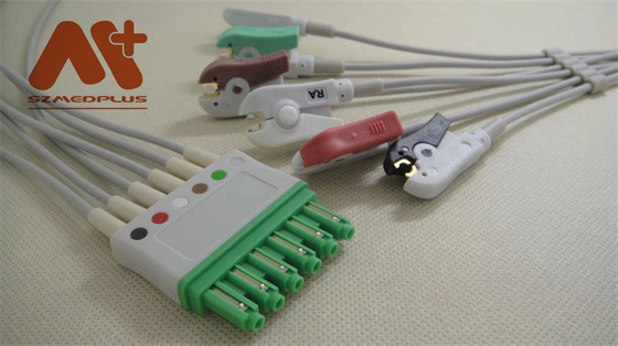 Kompatybilny z Draeger 6-odprowadzeniowy klips EKG Leadwire - MS16547