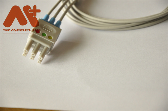 Spacelabs Compatible 3 lead clip Leadwire - 700-0006-01