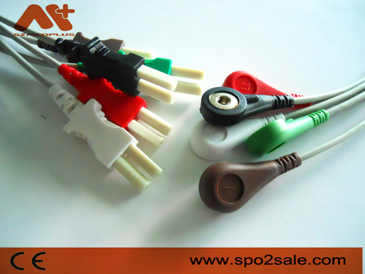 5-odprowadzeniowy zatrzask EKG kompatybilny z Spacelabs Leadwire - 700-0007-08
