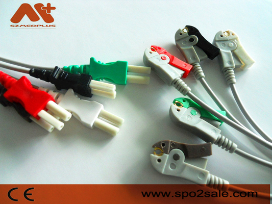 Spacelabs Kompatybilny z 5 odprowadzeniowym klipsem EKG Leadwire - 700-0006-10