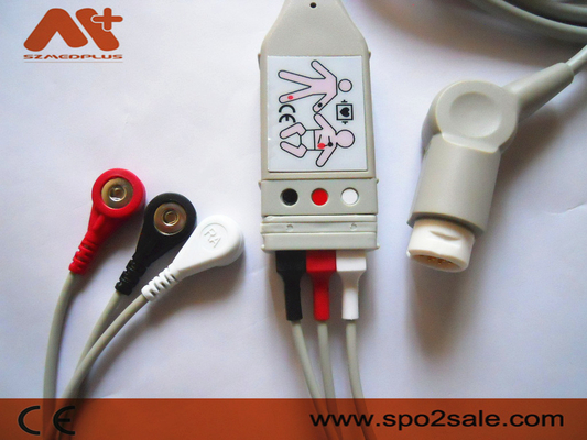 3-odprowadzeniowy kabel pacjenta EKG 12-stykowy monitor pacjenta Philips M1500A używany