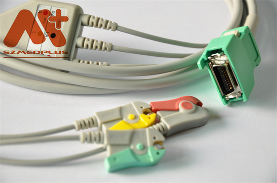 Kompatybilny z Nihon Kohden 3 odprowadzony klips Kabel EKG do bezpośredniego podłączenia do OPV-1500