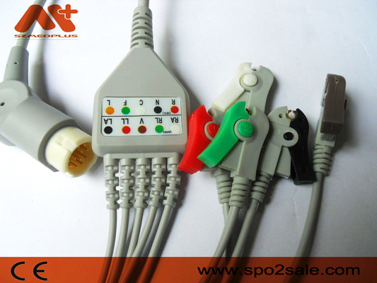 Kabel EKG z 5 odprowadzeniami kompatybilny z Philips — M1975A