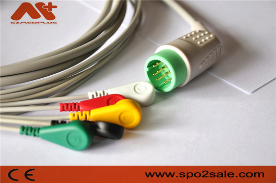 Stryker > MEDTRONI > 5-odprowadzeniowy kabel EKG z bezpośrednim podłączeniem Physio Control - 11110-000066