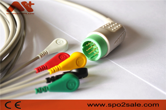 Stryker > MEDTRONI > 5-odprowadzeniowy kabel EKG z bezpośrednim podłączeniem Physio Control - 11110-000066