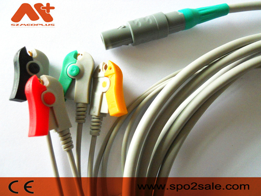 Kompatybilny kabel EKG z bezpośrednim podłączeniem Petas 165R, 260R, 300, K-250, KMA160R