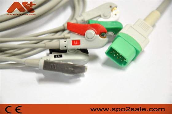 Mindray > Datascope Passport V, V12, V21 5-odprowadzeniowy kabel EKG z bezpośrednim podłączeniem