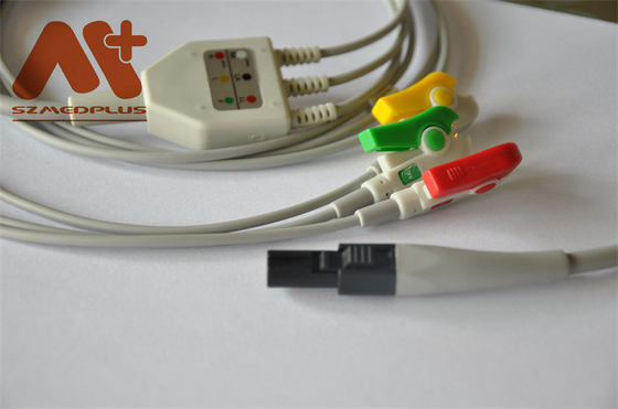 Kabel EKG do bezpośredniego podłączania Welch Allyn Propaq LT 3 z zaciskiem do odprowadzeń