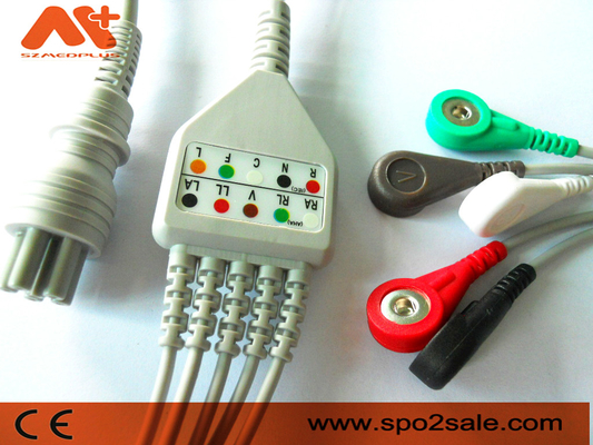 Colin BP-88S BP-S510 M9500 Kable do monitora pacjenta Ecg 6-pinowy kabel