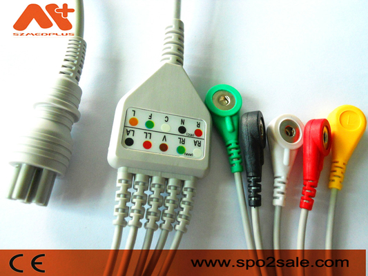 Colin BP-88S BP-S510 M9500 Kable do monitora pacjenta Ecg 6-pinowy kabel