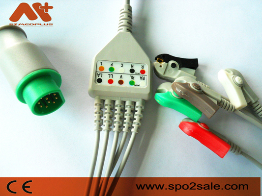 Sirecust Sery Siemens 10-pinowy kabel Direct Connect 5-odprowadzeniowy zacisk do kabla EKG