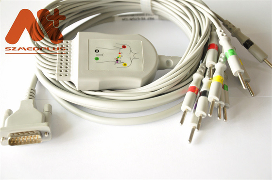 kabel bezpieczeństwa TPU IEC AHA EKG do elektrokardiografu EDAN SE 601