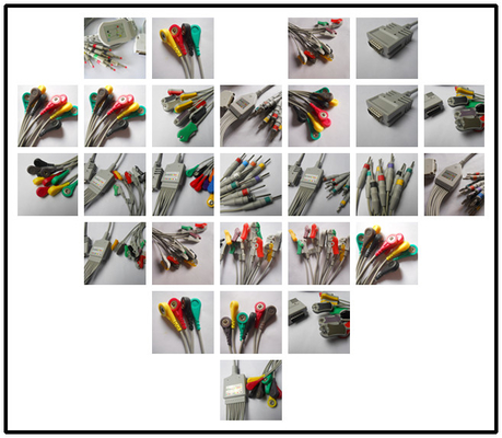 kabel bezpieczeństwa TPU IEC AHA EKG do elektrokardiografu EDAN SE 601