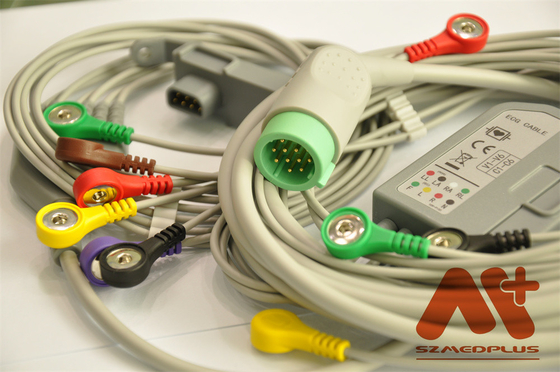 Fizyczno-kontrola Kompatybilny EKG Leadwire 6 lead - 11111-000022