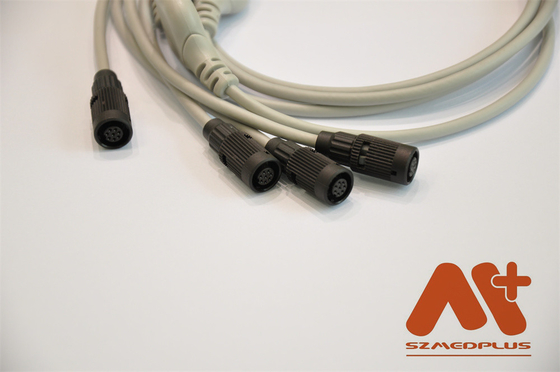 Kompatybilny Valenta Mn-08 7 ołowiu Holter EKG kabel