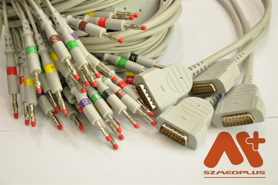 Kompatybilny z GE Healthcare kabel EKG z bezpośrednim połączeniem — 2104727-001